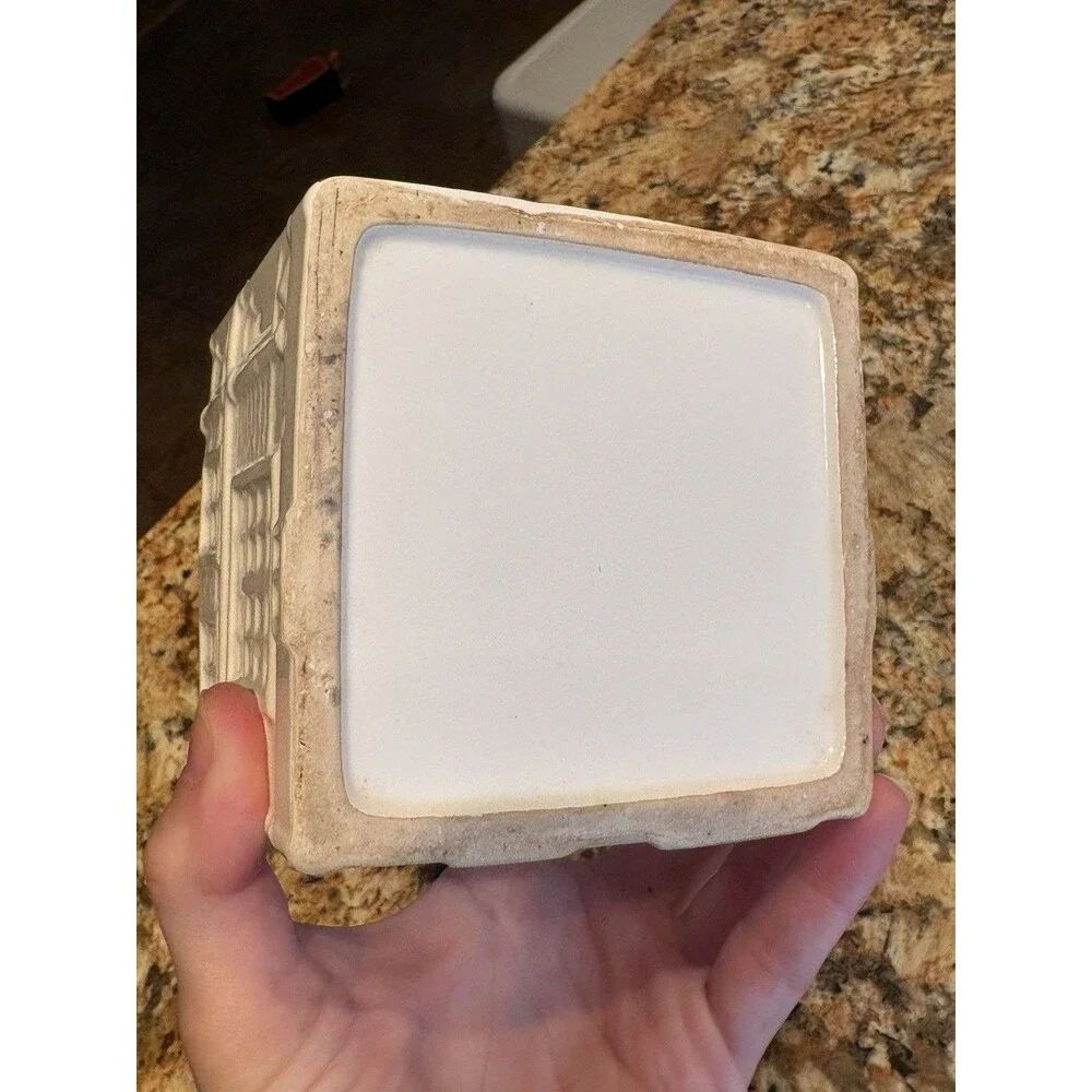 Vintage 1989 Avon Townhouse Canister Tea Room Kitchen Canister Cookie Jar